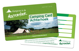 Vraag hier gratis jouw Camping Card Achterhoek aan